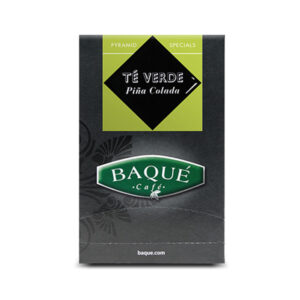 Té verde piña colada Estuche, 20 uds. Baqué